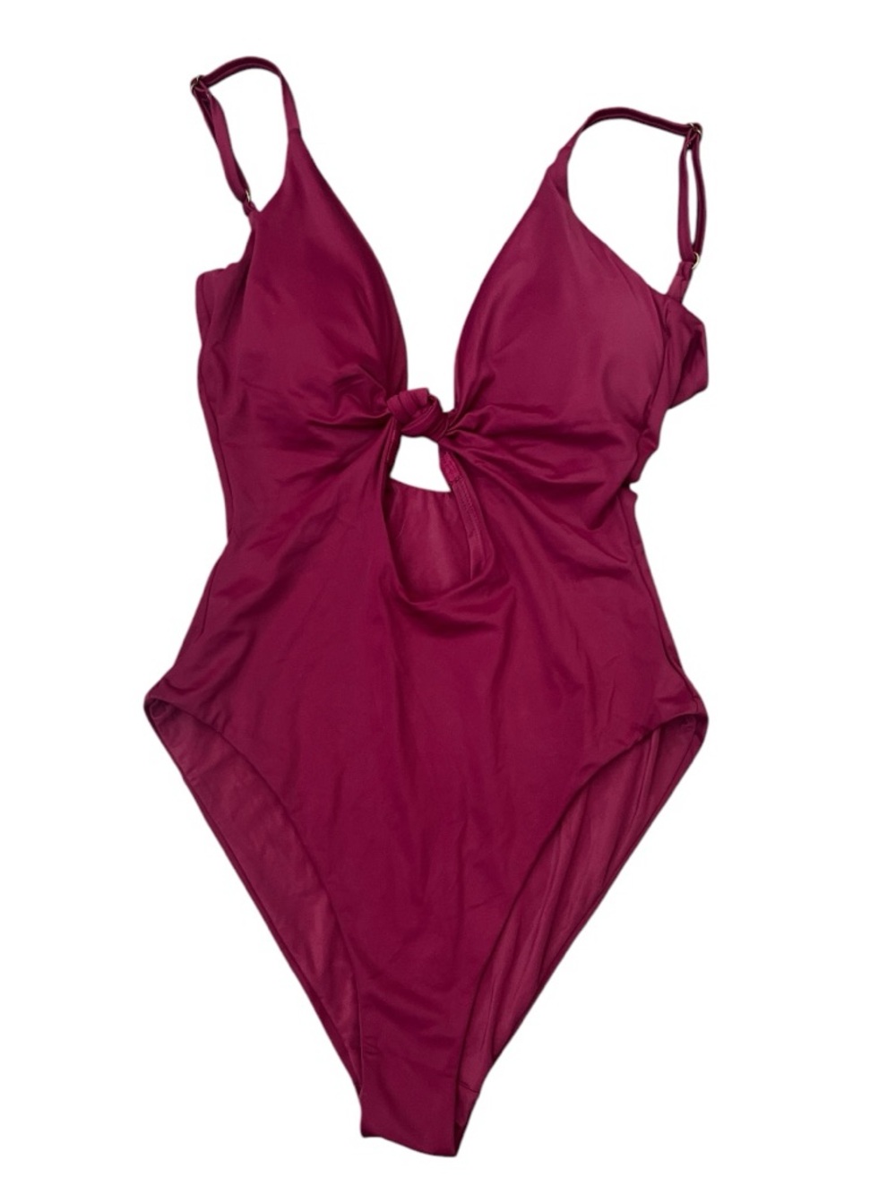 Andie One-Piece Swimsuit in Deep Berry